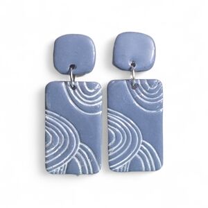 Modern Dangle Earrings, Minimalist Earrings, Artisan Made